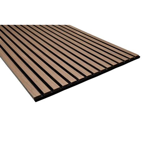 Pack Of x2 Large Acoustic Wall Panels Walnut 2.95m