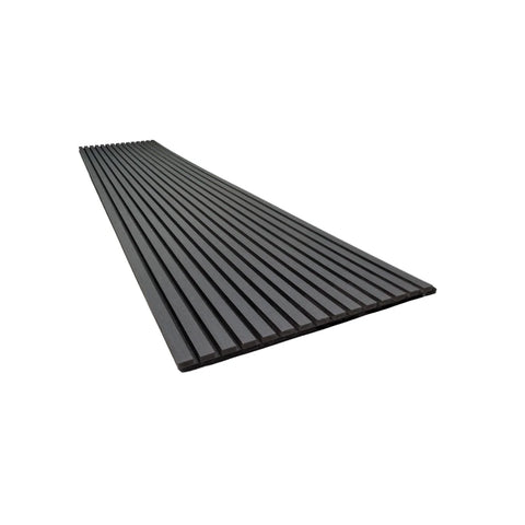 Pack of x2 Large Acoustic Wall Panel Black Oak 2.95m