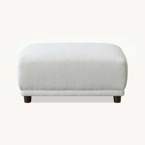 Lottie Modular Corner Group In Polar White Boucle Sofa