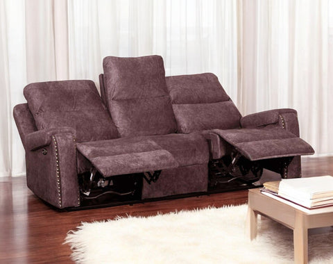 The Empire 3 + 2 + 1 Luxury Recliner Set - Brown