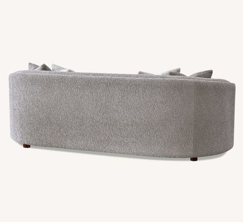 Nolita Latte Boucle Teddy Sofa And Accent Chair