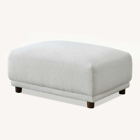 Lottie Modular Corner Group In Polar White Boucle Sofa