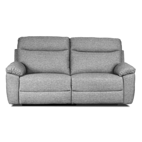 Dunluce Light Grey Recliner Fabric Sofas