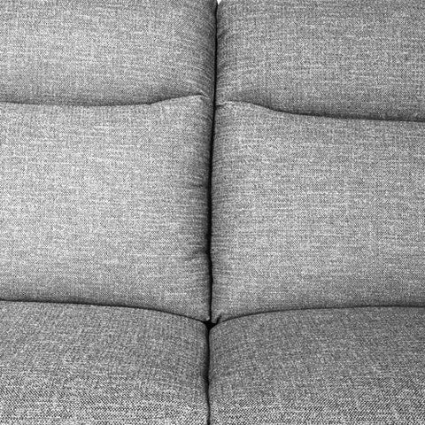 Dunluce Light Grey Recliner Fabric Sofas