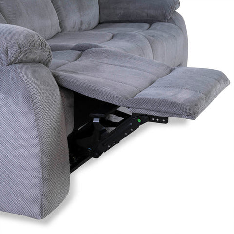 The Cambridge Grey Fabric Recliner 3 + 2 Sofa Set