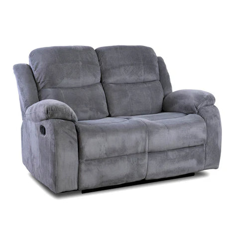 The Cambridge Grey Fabric Recliner 3 + 2 Sofa Set