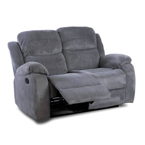 The Cambridge Grey Fabric Recliner 3 + 2 Sofa Set