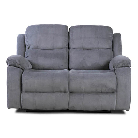 The Cambridge Grey Fabric Recliner 3 + 2 Sofa Set