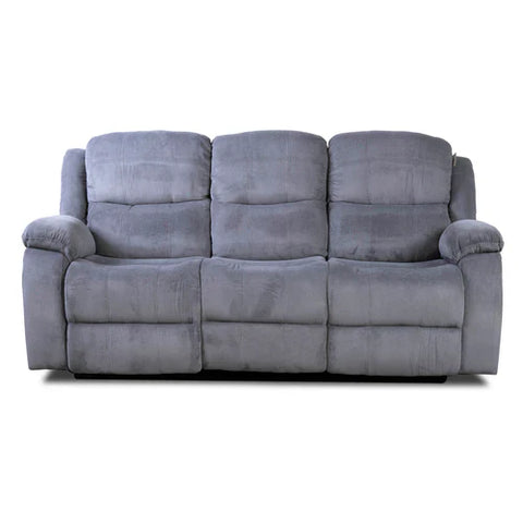 The Cambridge Grey Fabric Recliner 3 + 2 Sofa Set