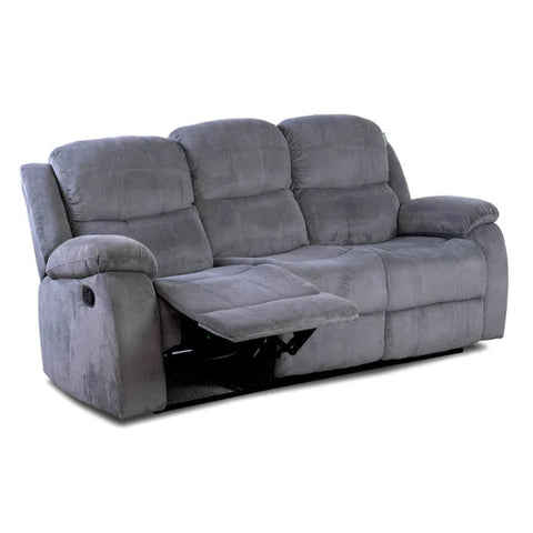 The Cambridge Grey Fabric Recliner 3 + 2 Sofa Set