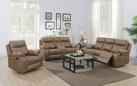 Moneen Tan Fabric Recliner Range