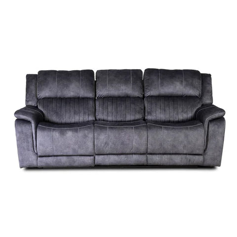 The Platina Dark Grey Fabric Recliner 3 + 2