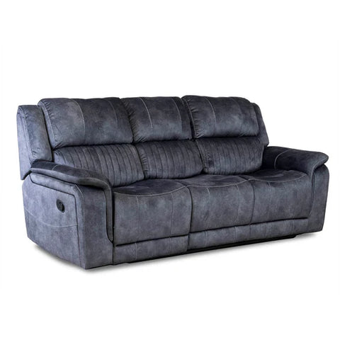 The Platina Dark Grey Fabric Recliner 3 + 2