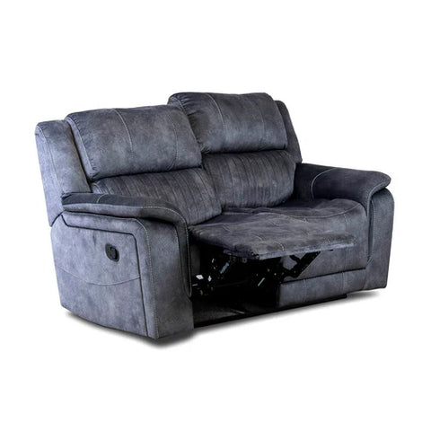 The Platina Dark Grey Fabric Recliner 3 + 2