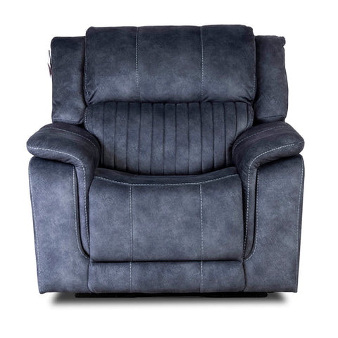 The Platina Dark Grey Fabric Recliner 3 + 1 + 1