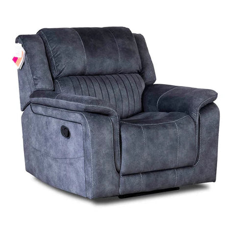 The Platina Dark Grey Fabric Recliner 3 + 1 + 1