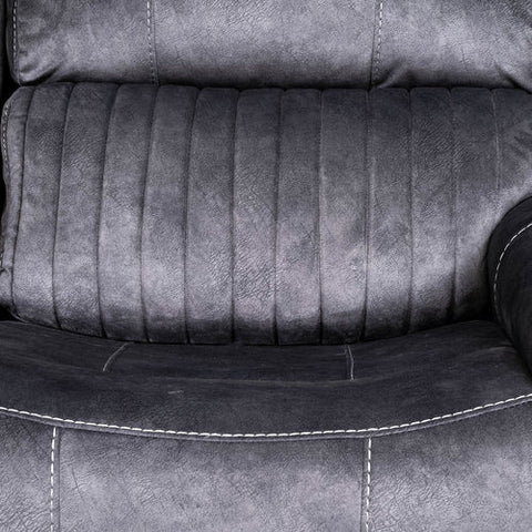 The Platina Dark Grey Fabric Recliner 3 + 2