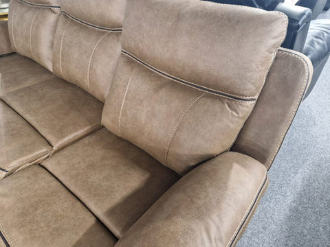 Moneen Tan Fabric Recliner Range