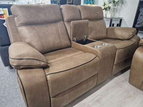 Moneen Tan Fabric Recliner Range