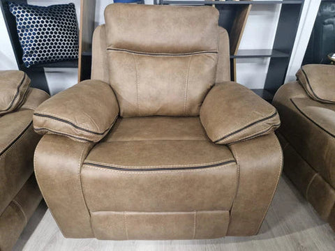 Moneen Tan Fabric Recliner Range