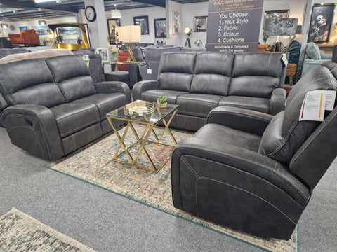 Galway Gunmetal Recliner Range