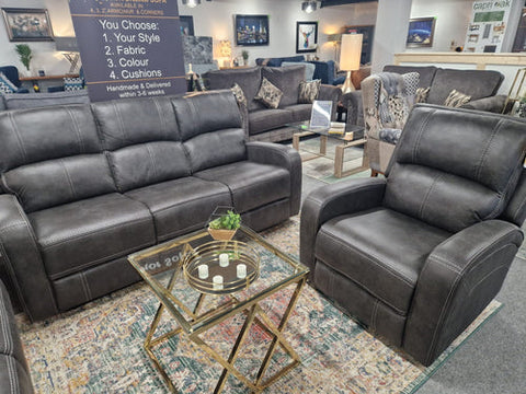 Galway Gunmetal Recliner Range