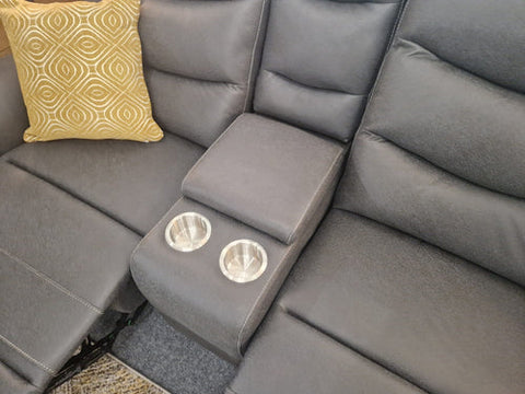 Polly Grey Recliner Corner Sofas