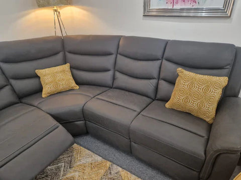 Polly Grey Recliner Corner Sofas